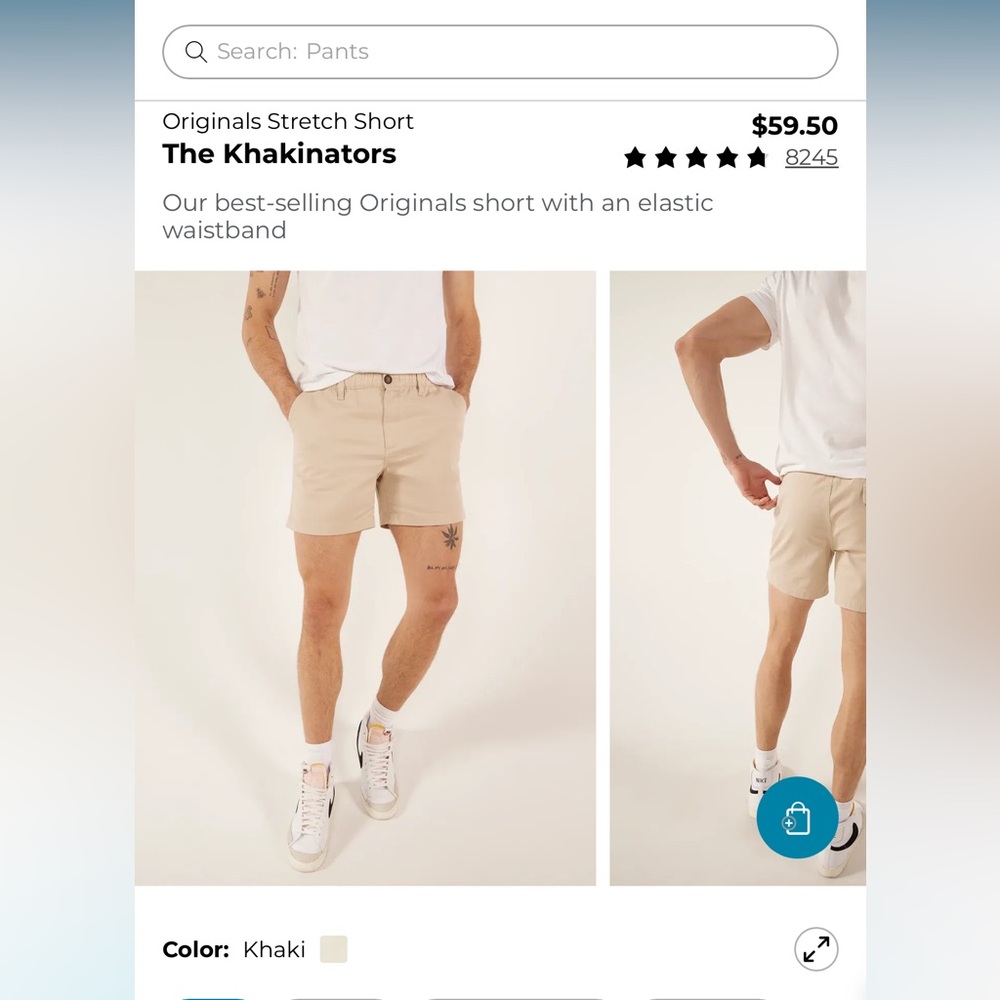 Chubbies original stretch chino shorts